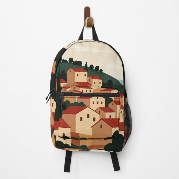 Item preview, A village on a mountainside designed and sold by Design4uStudio.