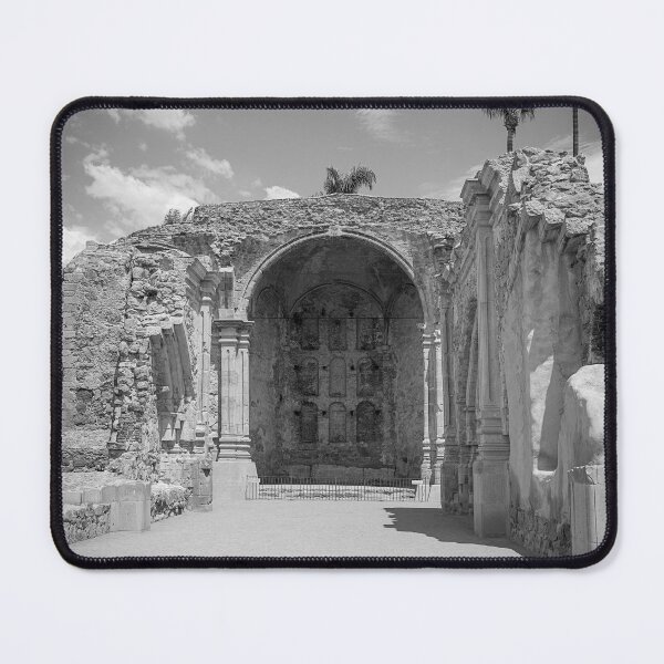 Item preview, Ruins of the Great Stone Church (1806) BW designed and sold by WrightDesignsUS.