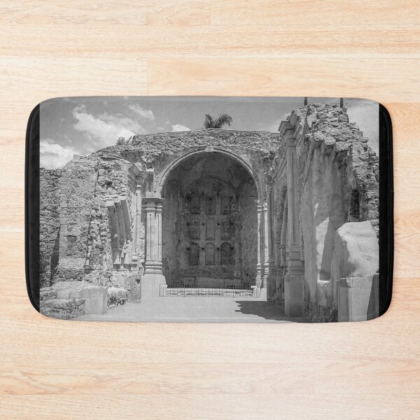 Item preview, Ruins of the Great Stone Church (1806) BW designed and sold by WrightDesignsUS.