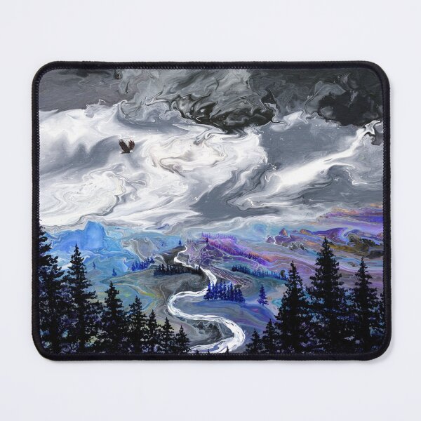 Item preview, Eagle Over a Winding River designed and sold by BreezyZen.