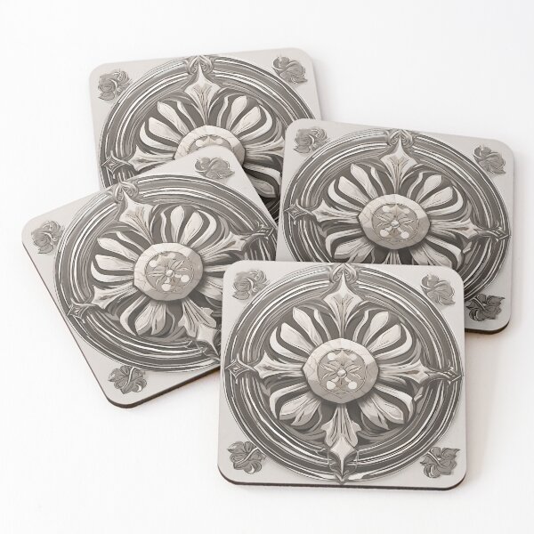Item preview, Modern Heritage Rosette Medallion designed and sold by Solara Meridian Studio.