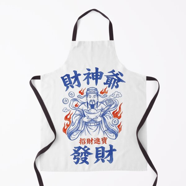 Item preview, Caishen God of Wealth Fa Cai Prosperity Ink Art designed and sold by zzz888.