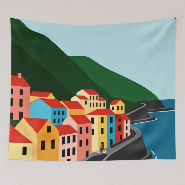 Item preview, Town on the coast designed and sold by Design4uStudio.