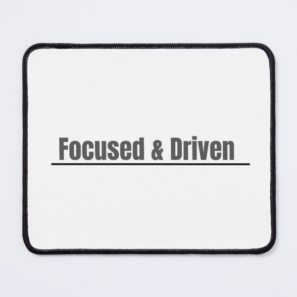 Item preview, Focus and driven motivation design designed and sold by IronMindStudio.