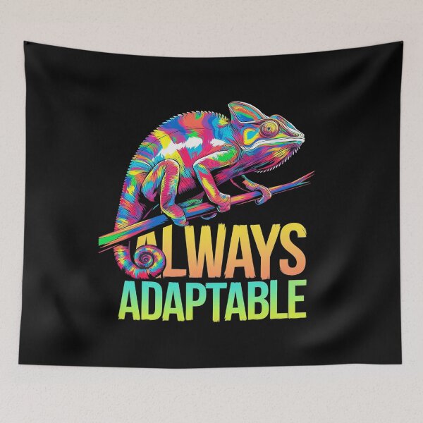 Item preview, Cool Always Adaptable Chameleon, Cute Coloring Chameleon designed and sold by MythWoot.