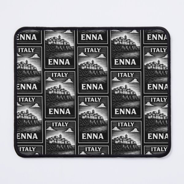 Item preview, Enna Italy Linocut Style designed and sold by Thistle-TShop.