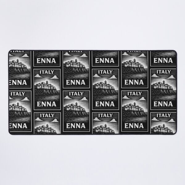 Item preview, Enna Italy Linocut Style designed and sold by Thistle-TShop.