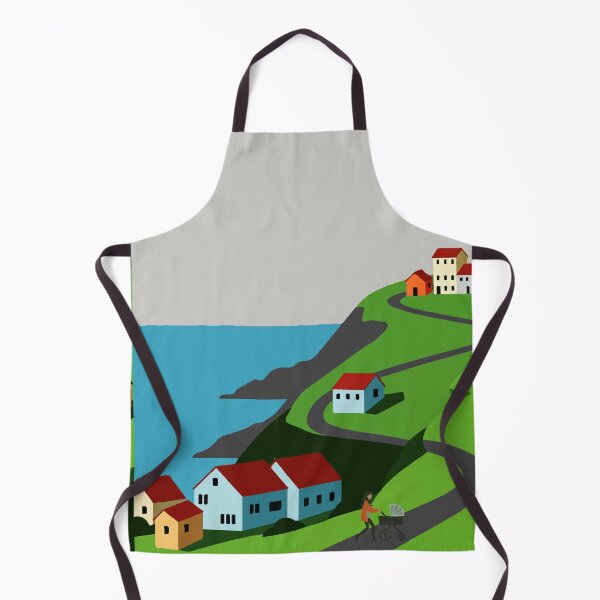 Item preview, Town on the coast designed and sold by Design4uStudio.