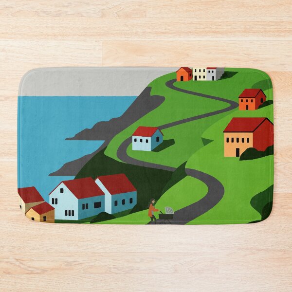 Item preview, Town on the coast designed and sold by Design4uStudio.