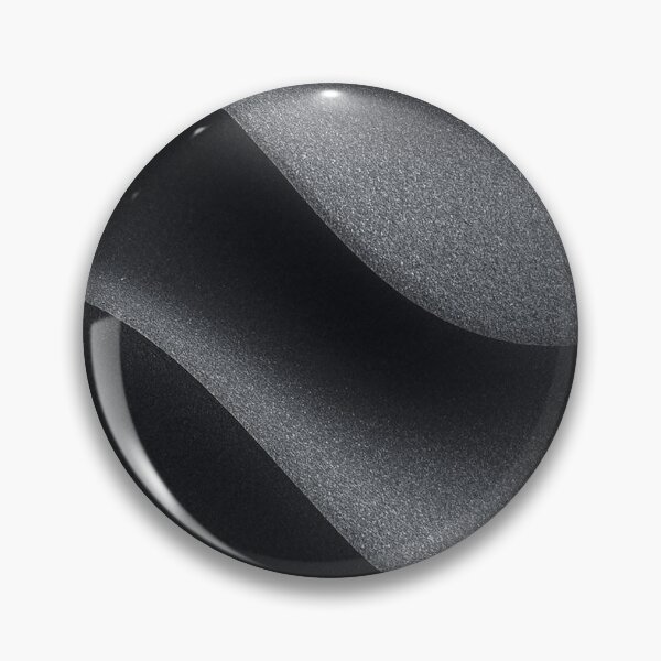 Item preview, Minimal Abstract Dark Gray Waves | Modern Matte Black Surface Art designed and sold by Impact-Art.