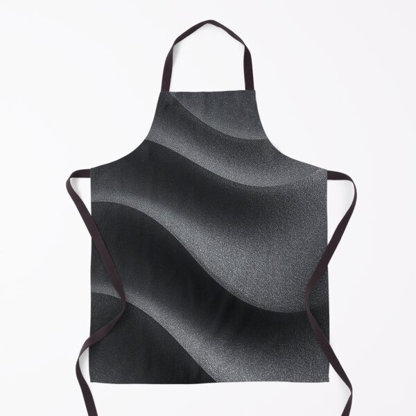 Item preview, Minimal Abstract Dark Gray Waves | Modern Matte Black Surface Art designed and sold by Impact-Art.