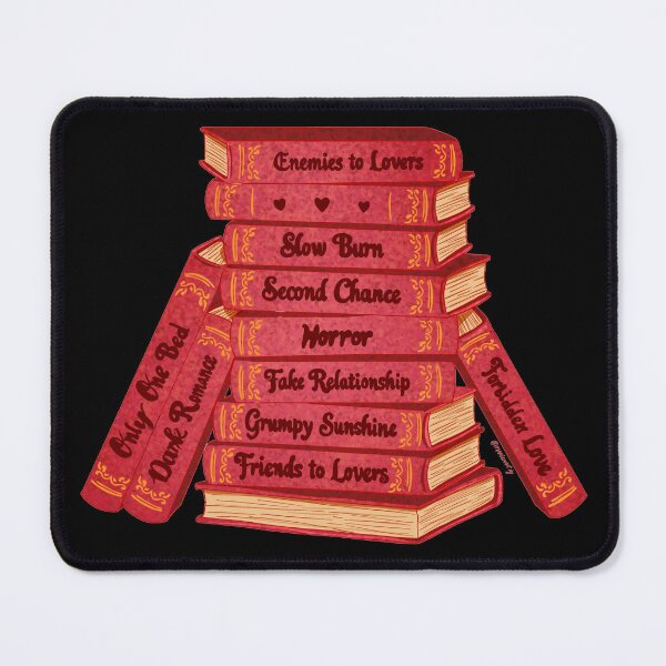 Item preview, Enemies to Lovers Only One Bed Romance Bookish Tropes Design - Slow Burn, Grumpy Sunshine, Dark Romance, Second Chance, Forced Proximity designed and sold by Maviartig.
