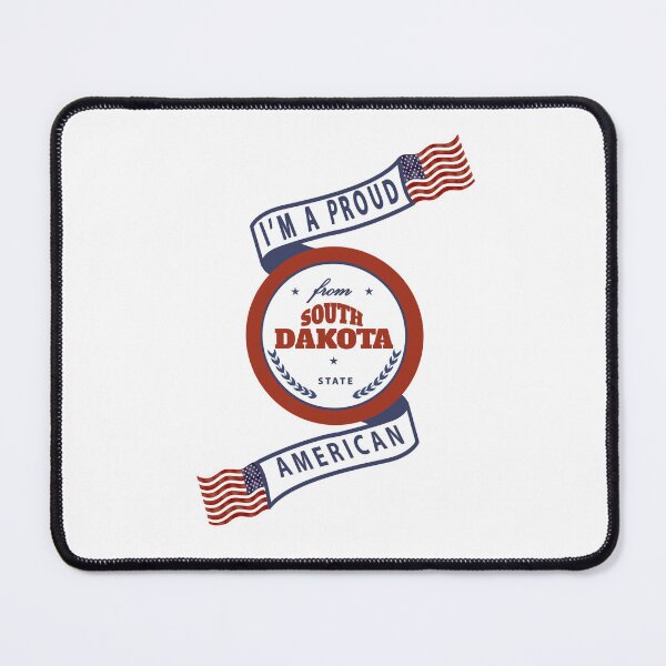 Item preview, Proud American South Dakota Badge designed and sold by capricedefille.