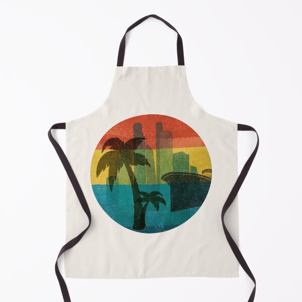 Item preview, City Sunset Sea Yacht Palm Tree Skyline - City Sunset designed and sold by JoeyCapivara.