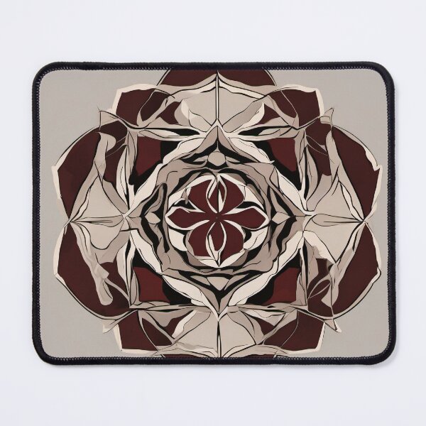 Item preview, Crimson Accord – Marble Petal Mandala designed and sold by Solara Meridian Studio.