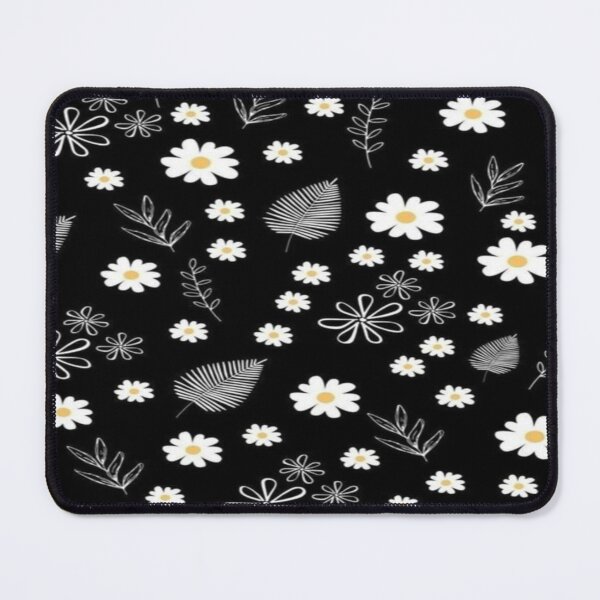 Item preview, Monochromatic daisy floral arrangement pattern drawing  designed and sold by NivyasArtistry.