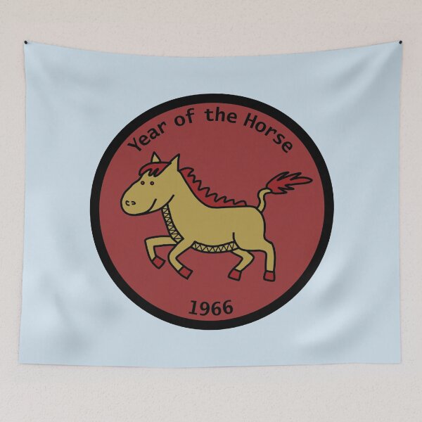 Item preview, Year of the Horse 1966 designed and sold by ellenhenry.