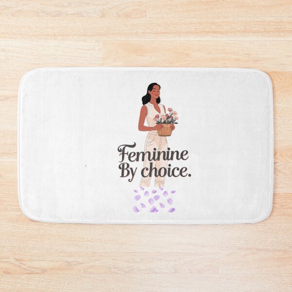 Item preview, Feminine By Choice traditional femininity designed and sold by SloganSauce.