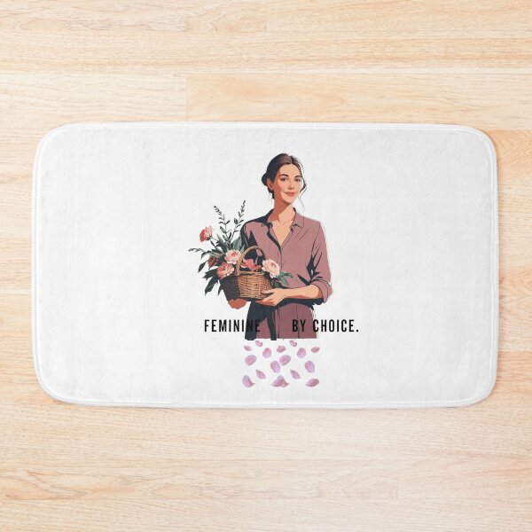 Item preview, Feminine By Choice soft woman designed and sold by SloganSauce.