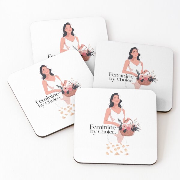 Item preview, Feminine By Choice classic femininity designed and sold by SloganSauce.
