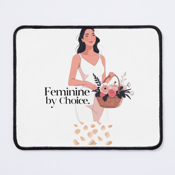Item preview, Feminine By Choice classic femininity designed and sold by SloganSauce.