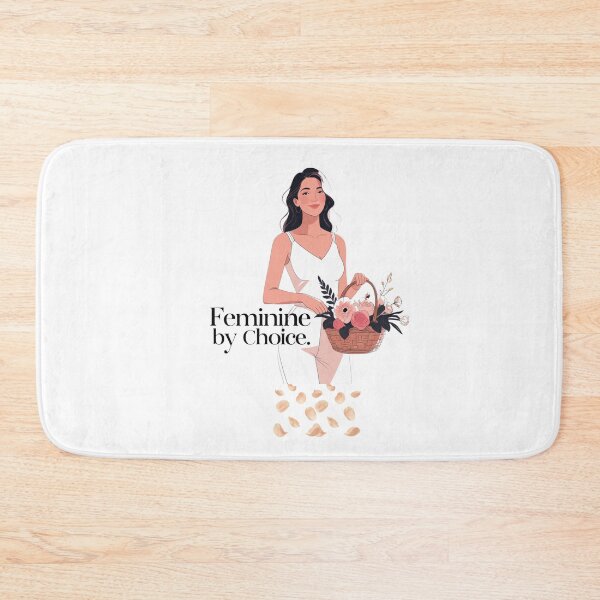 Item preview, Feminine By Choice classic femininity designed and sold by SloganSauce.