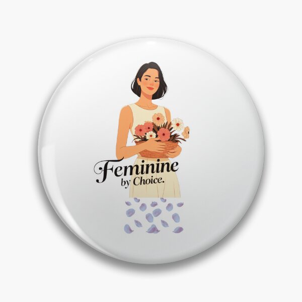 Item preview, Feminine By Choice relationship values designed and sold by SloganSauce.