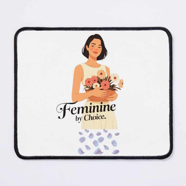 Item preview, Feminine By Choice relationship values designed and sold by SloganSauce.