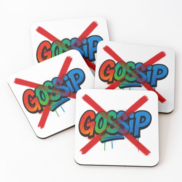 Item preview, No Gossiping designed and sold by CiandrosMerch.