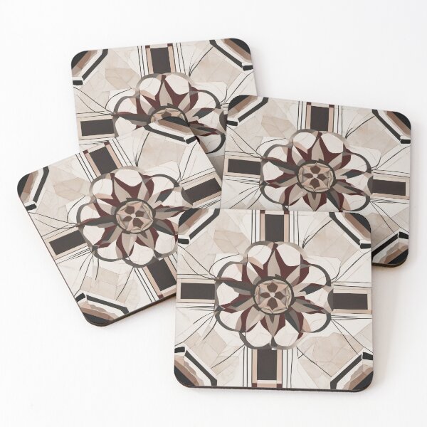 Item preview, Ivory Axis – Architectural Marble Mandala designed and sold by Solara Meridian Studio.