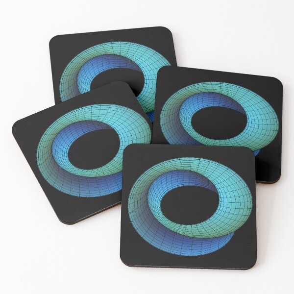 Item preview, Nerdy Umbilic Torus Blue Calculus Math Teacher designed and sold by MathWare MathClips.