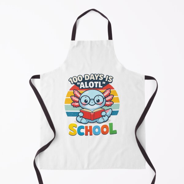 Artikelvorschau, 100 Tage sind „ALOTL“-Schulshirt | Niedliches Axolotl-T-Shirt zum 100. Schultag | T-Shirt für Kinder und Lehrer im Klassenzimmer entworfen und verkauft von DailyDrivesct.