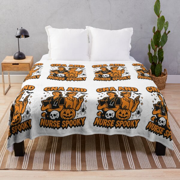 Item preview, CNA and Nurse Spooky Halloween Shirt – Cute Jack-O’-Lantern Medical Workers Design for Healthcare Staff designed and sold by ClinicalHubs.