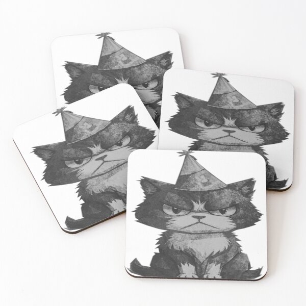 Item preview, Grumpy Birthday Cat designed and sold by kinpirks.