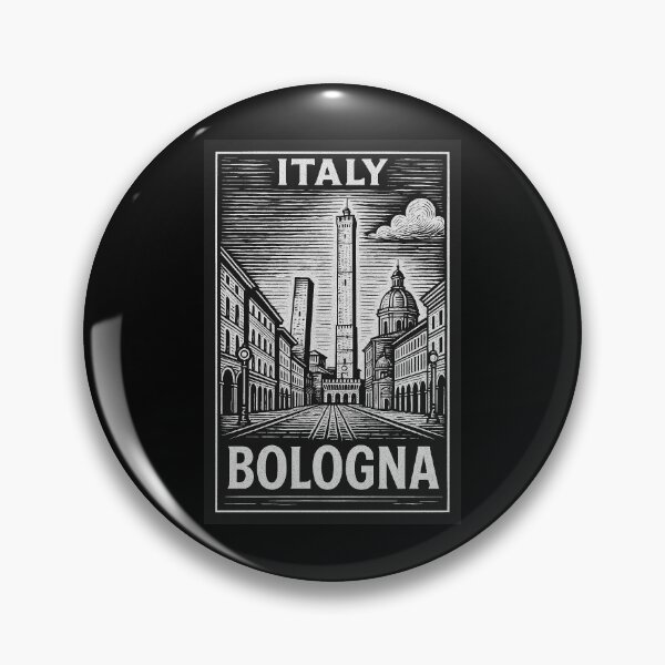 Item preview, Bologna Italy Linocut Style  designed and sold by Thistle-TShop.