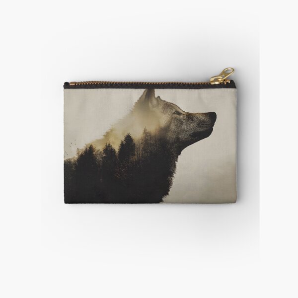 Item preview, Wolf Double Exposure Forest - Mystical Wildlife designed and sold by Titphilou.