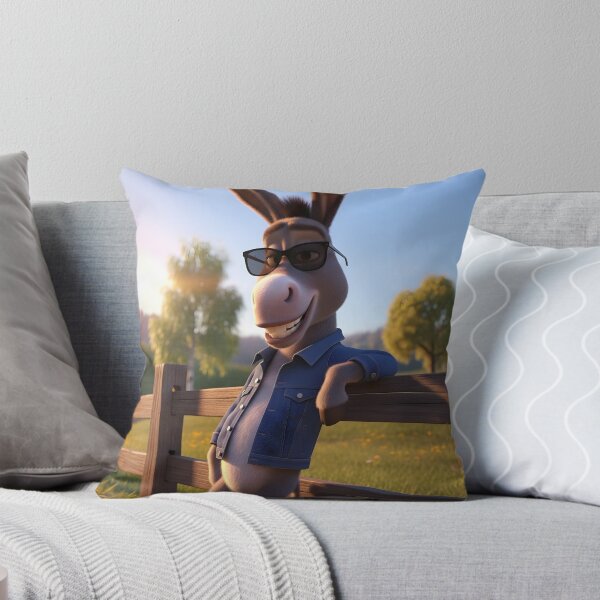 Item preview, Cool 3D Donkey in Sunglasses – Funny Cartoon Style Artwork designed and sold by Unwrapfashion.