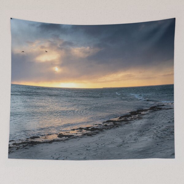 Item preview, Wintry Sunrise over the Baltic Coast designed and sold by Kasia Design.