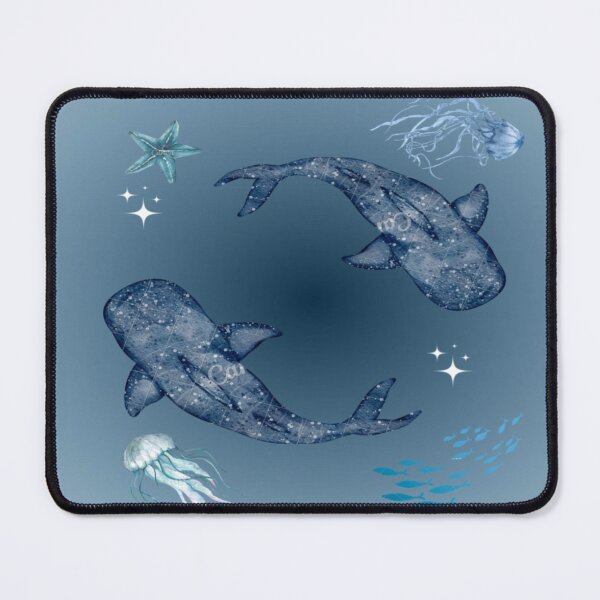 Item preview, Drawing of glimmering underwater Oceanic harmony designed and sold by NivyasArtistry.