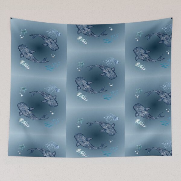 Item preview, Drawing of glimmering underwater Oceanic harmony  designed and sold by NivyasArtistry.