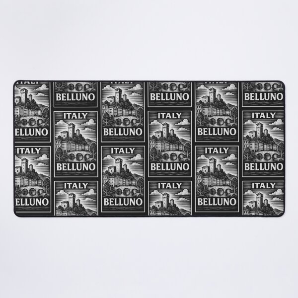 Item preview, Belluno Italy Linocut Style designed and sold by Thistle-TShop.