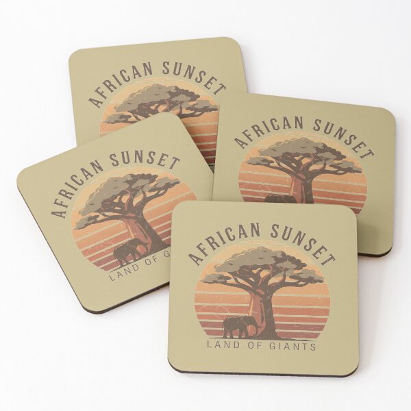 Item preview, African Sunset Baobab Tree Vintage Streetwear – Savanna Nature Art designed and sold by JonelCrafts.