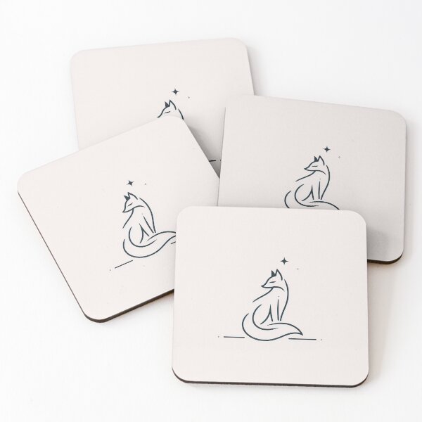 Item preview, Minimalist Fox Line Art | Modern Elegant Fox Illustration in Black and White designed and sold by shopwithcare.