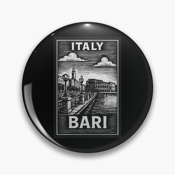Item preview, Bari Italy Linocut Style  designed and sold by Thistle-TShop.