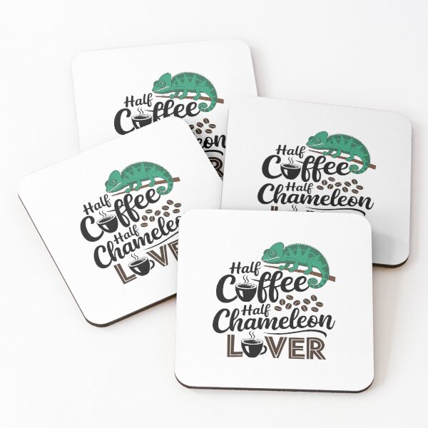 Item preview, Half Coffee Half Chameleon Lover  designed and sold by PowAcademy.