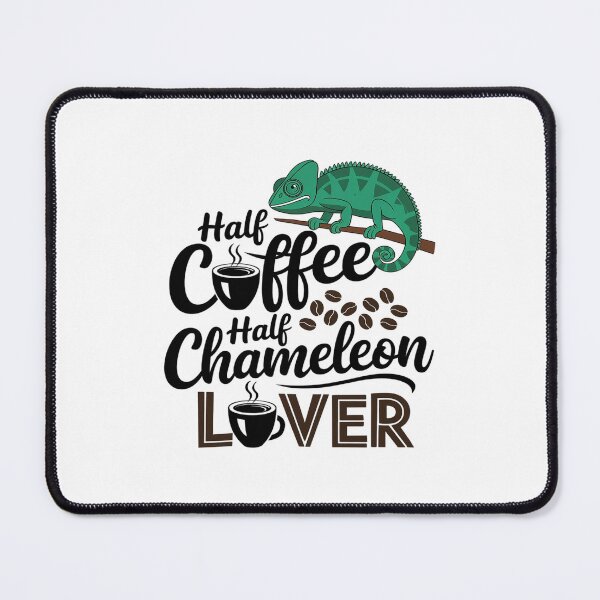 Item preview, Half Coffee Half Chameleon Lover designed and sold by PowAcademy.