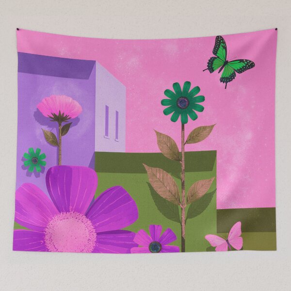 Item preview, Still Garden with Butterflies designed and sold by joycrysstudio.