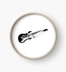 Electric Guitar Sticker! Clock