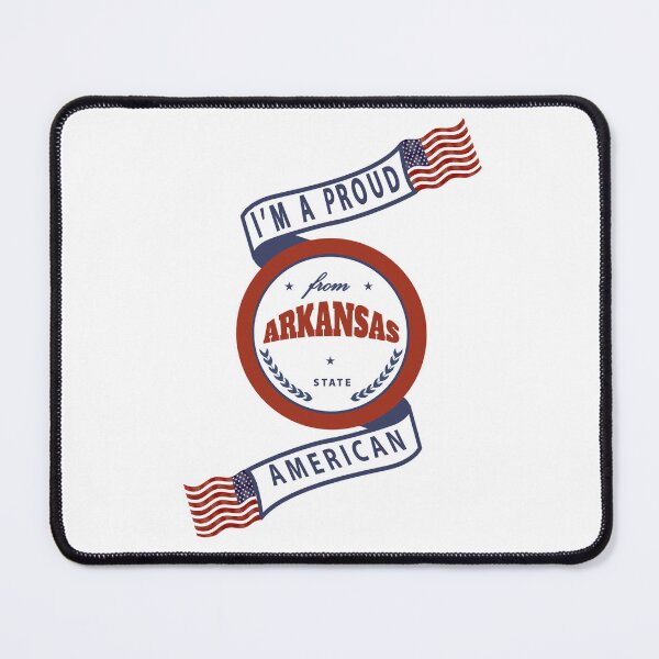 Item preview, Proud American Arkansas State Badge designed and sold by capricedefille.