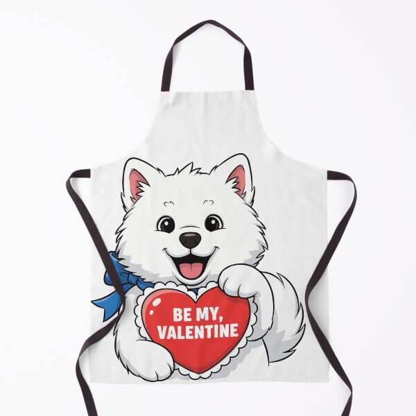 Item preview, Be My Valentine Samoyed Puppy – Cute Love Dog designed and sold by The Real Life Symphony.